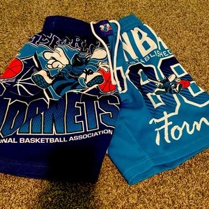 Charlotte hornets vintage shorts
